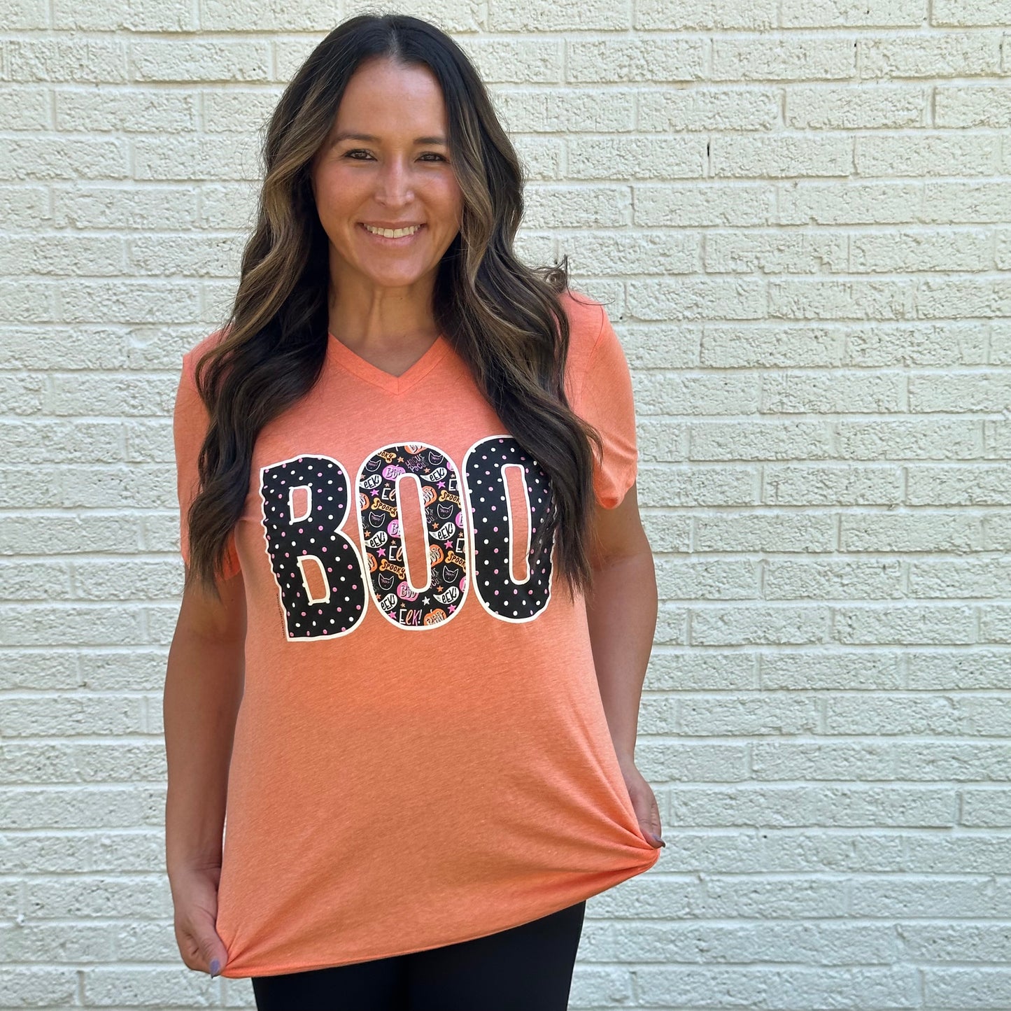 HALLOWEEN 2023: BOO, Spooky Patterns - VNECK